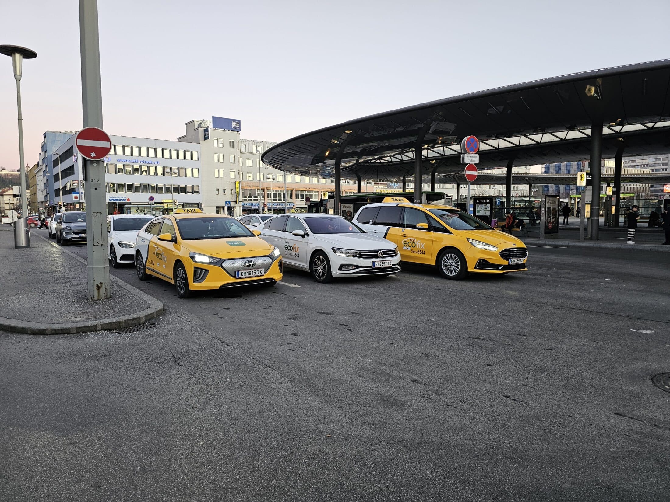 Taxistandplatz Graz Bahnhof