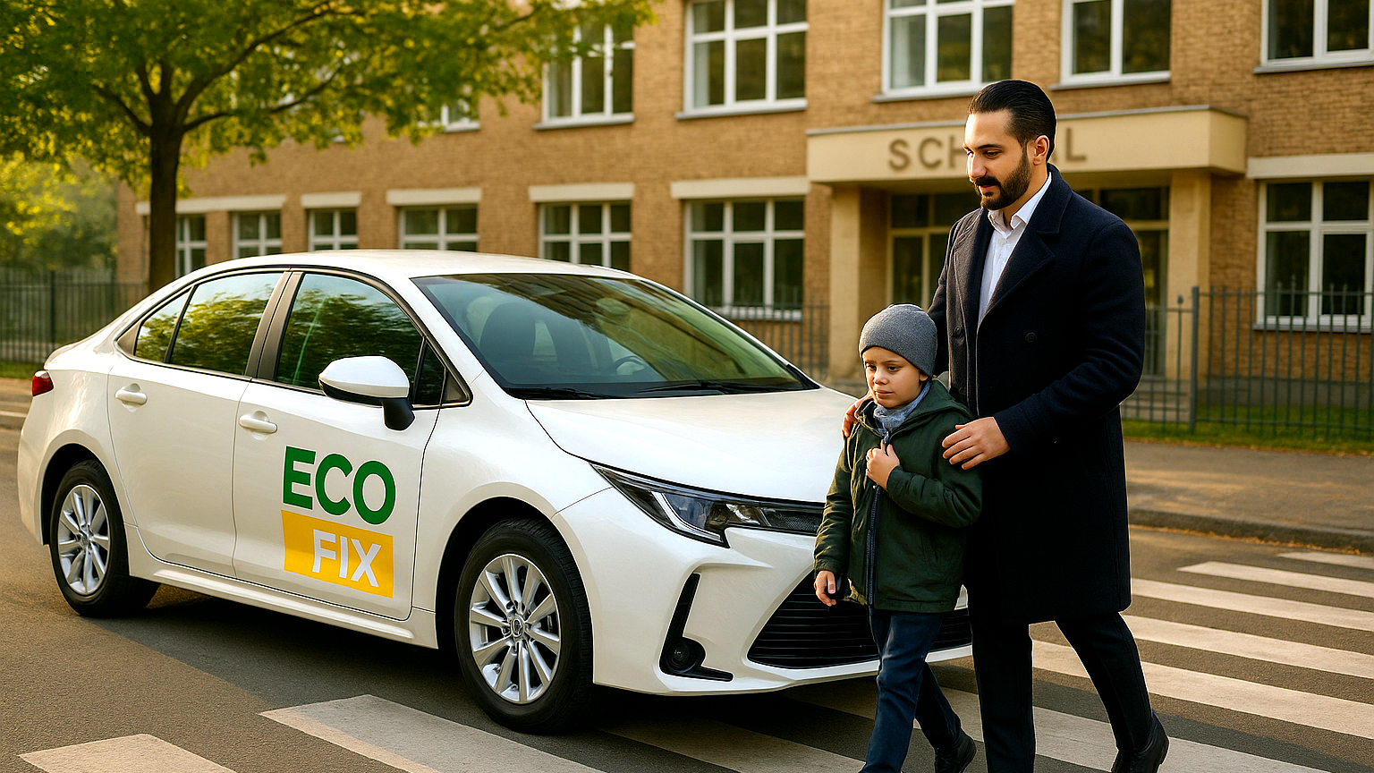 Sicherer Einzeltransport mit Taxi EcoFix in Graz